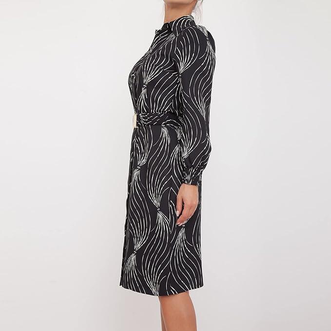 Nenette Milano, Abito lungo Donna, mod. Anum, Taglia 40 , colore Nero