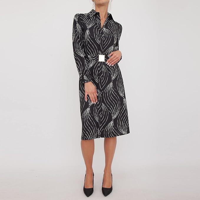 Nenette Milano, Abito lungo Donna, mod. Anum, Taglia 40 , colore Nero