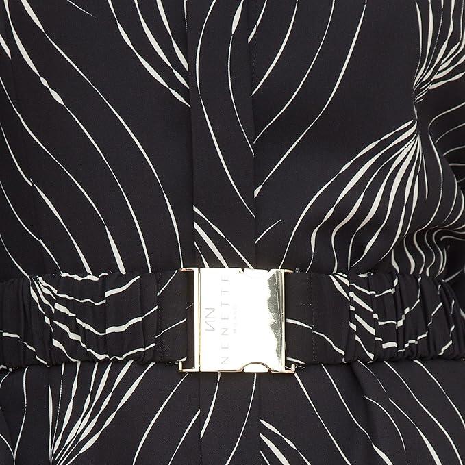 Nenette Milano, Abito lungo Donna, mod. Anum, Taglia 40 , colore Nero