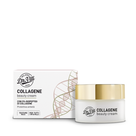 Collagene Beauty Cream - Dr. Viti  con 5% di biopeptidi di collagene. 40 ml