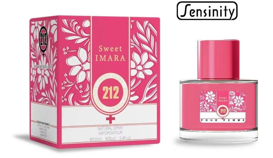 SENSINITY SWEET IMARA N°212 PROFUMO EDT DA 100 ml (ispirato Yara Lattafa)
 [Confezione da 6 pezzi]
