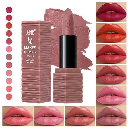 USHAS IT MAKES ME PRETTY LIPSTICKS
 [Confezione da 24 pezzi]