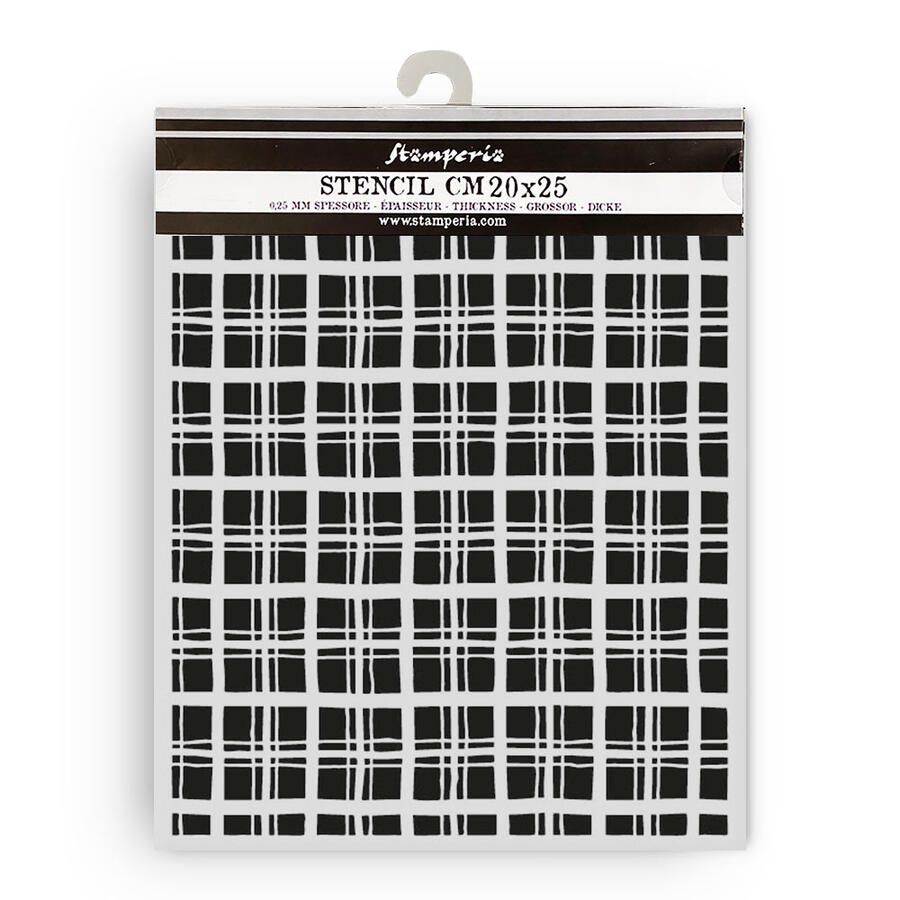 Stencil spesso 20 x 25 cm Whispering Woods Tartan