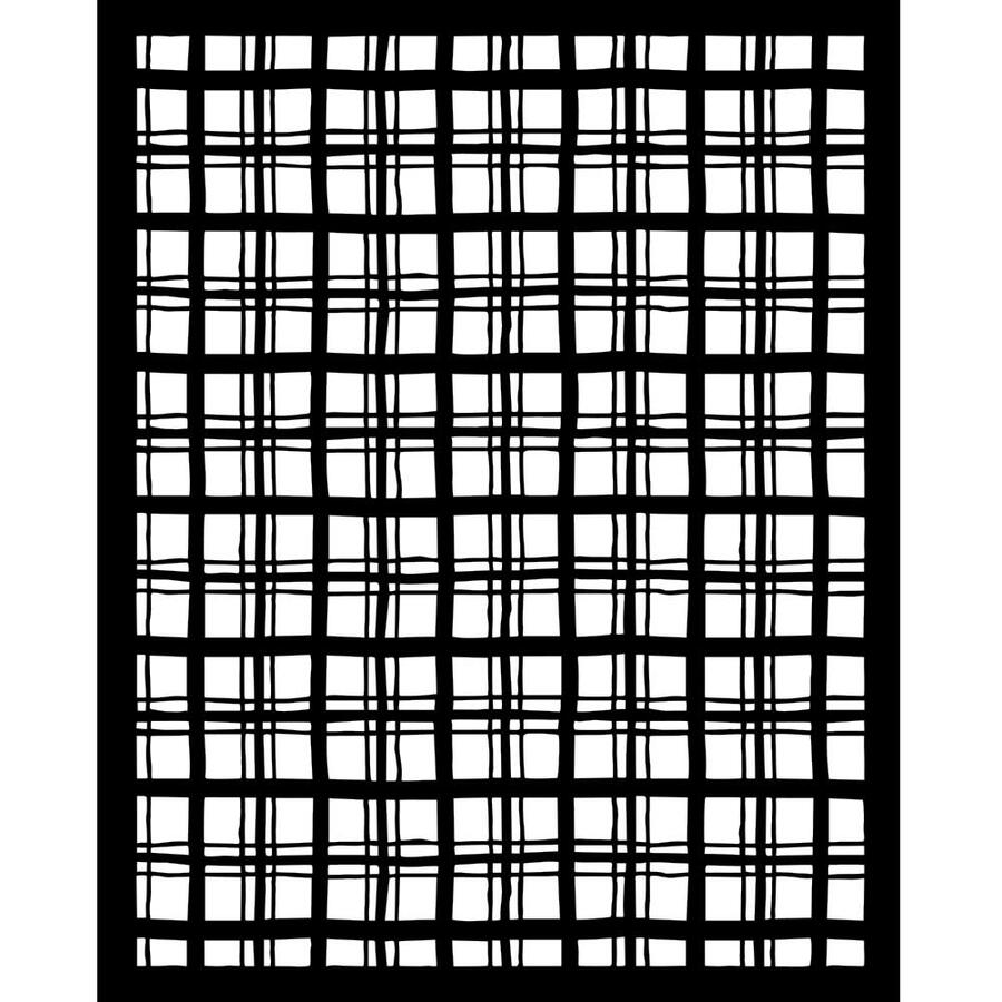Stencil spesso 20 x 25 cm Whispering Woods Tartan