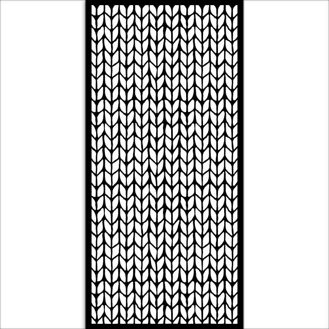 Stencil spesso 12 x 25 cm Whispering Woods Trama cucito