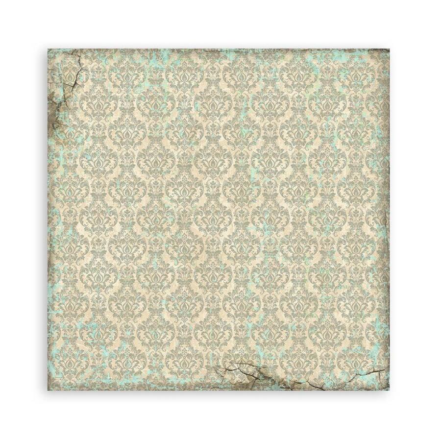 Blocco 10 fogli 30,5 x 30,5 Double face Backgrounds Voyages Fantastiques