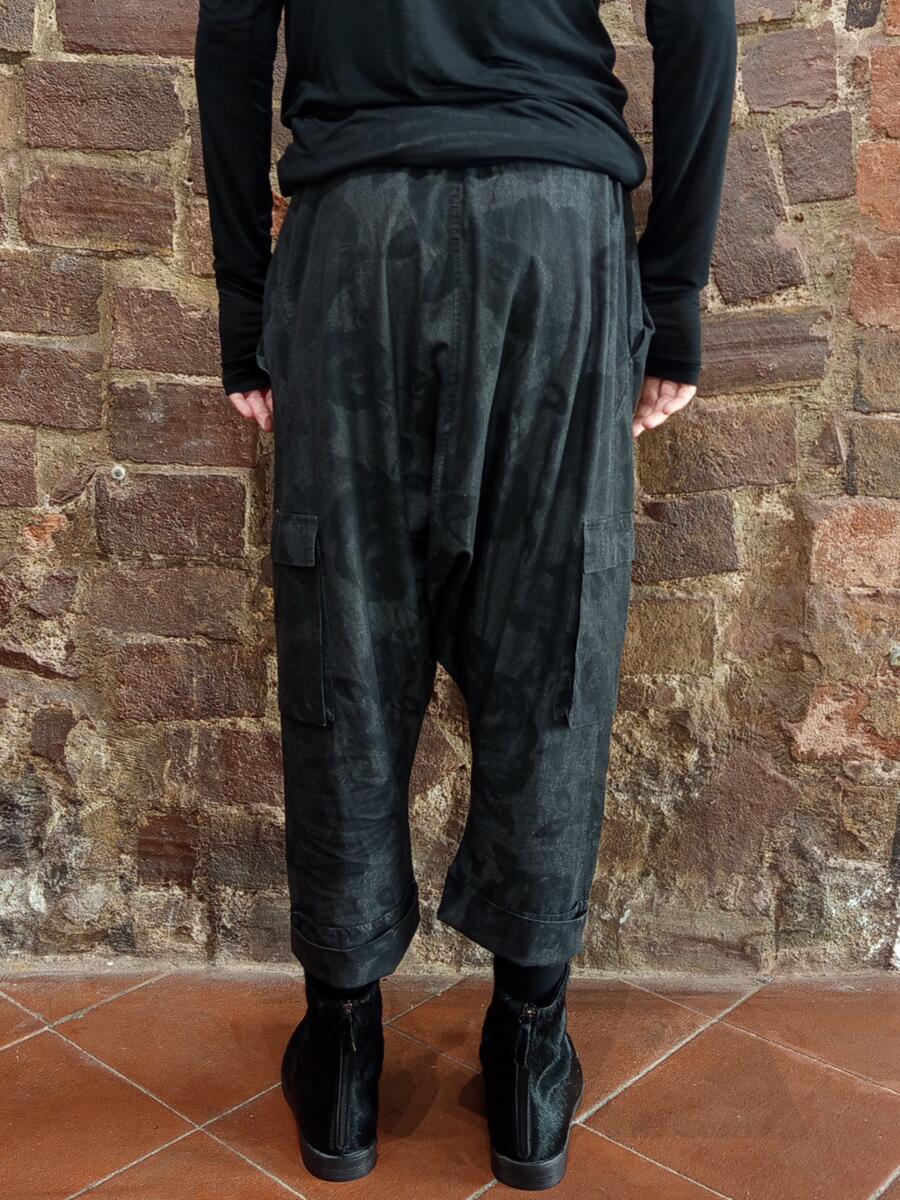 Kedziorek - Pantalone cargo cavallo basso
