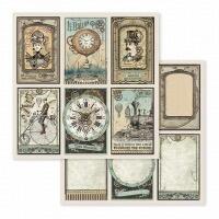 Blocco 10 fogli 30,5 x 30,5 Double face Voyages Fantastiques