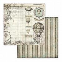 Blocco 10 fogli 30,5 x 30,5 Double face Voyages Fantastiques
