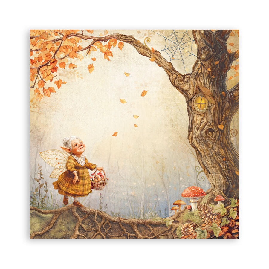 Blocco 22 fogli 30,5 x 30,5 Single face Whispering Woods
