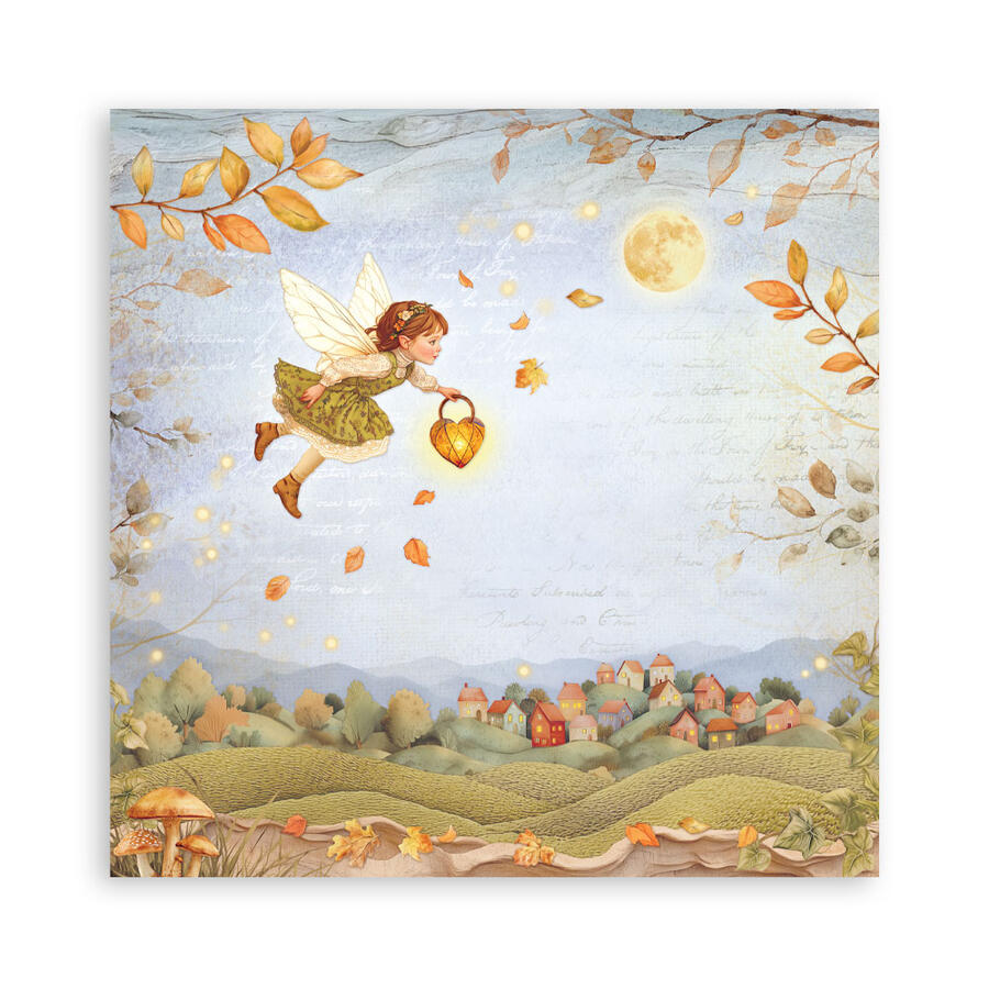 Blocco 22 fogli 30,5 x 30,5 Single face Whispering Woods