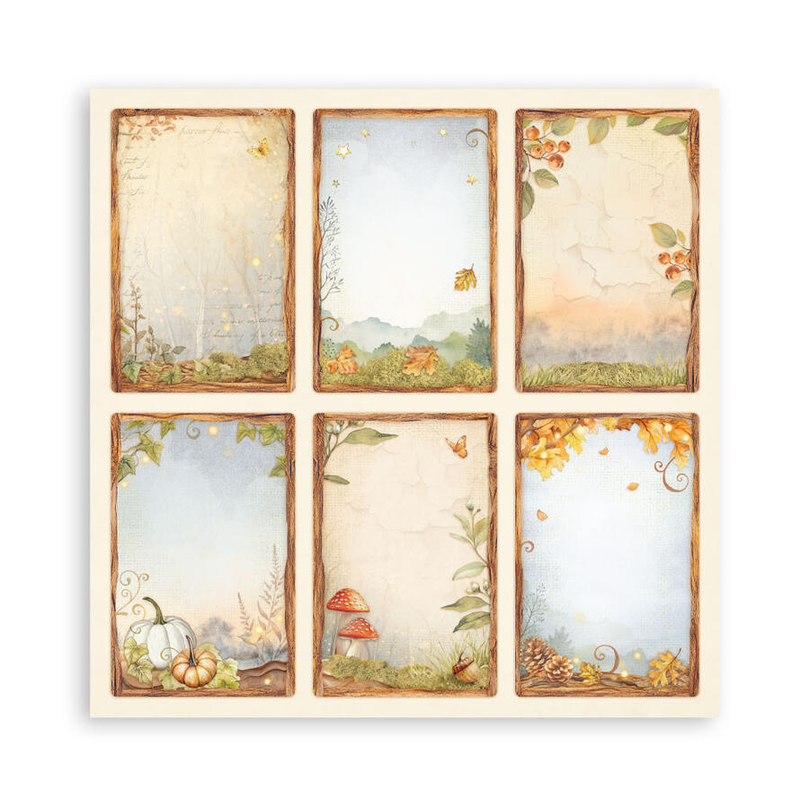 Blocco 22 fogli 30,5 x 30,5 Single face Whispering Woods