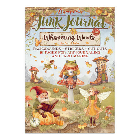 Junk Journal stickers, cut-outs, backgrounds Whispering Woods
