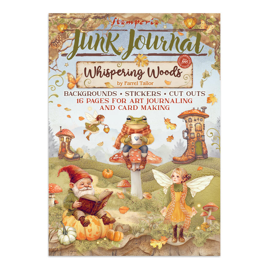 Junk Journal stickers, cut-outs, backgrounds Whispering Woods