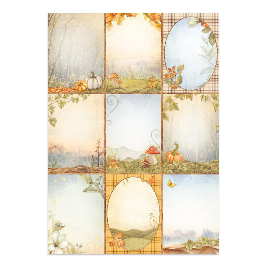 Junk Journal stickers, cut-outs, backgrounds Whispering Woods