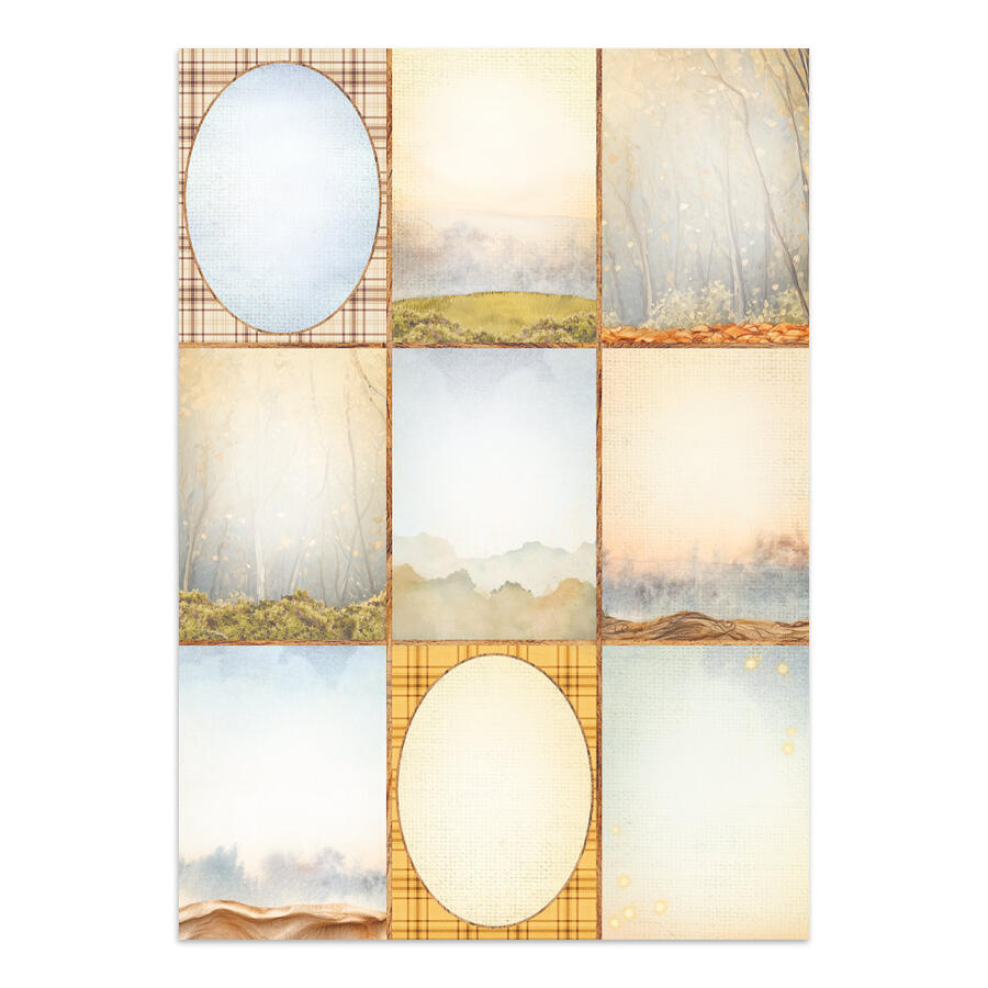 Junk Journal stickers, cut-outs, backgrounds Whispering Woods