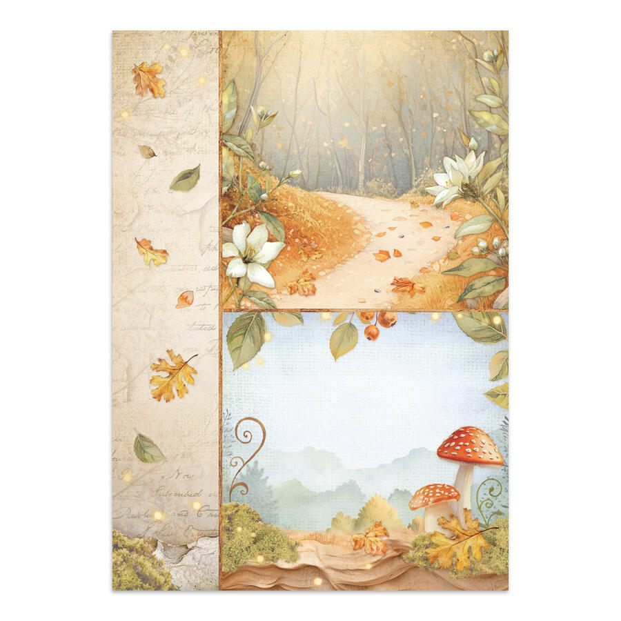 Junk Journal stickers, cut-outs, backgrounds Whispering Woods