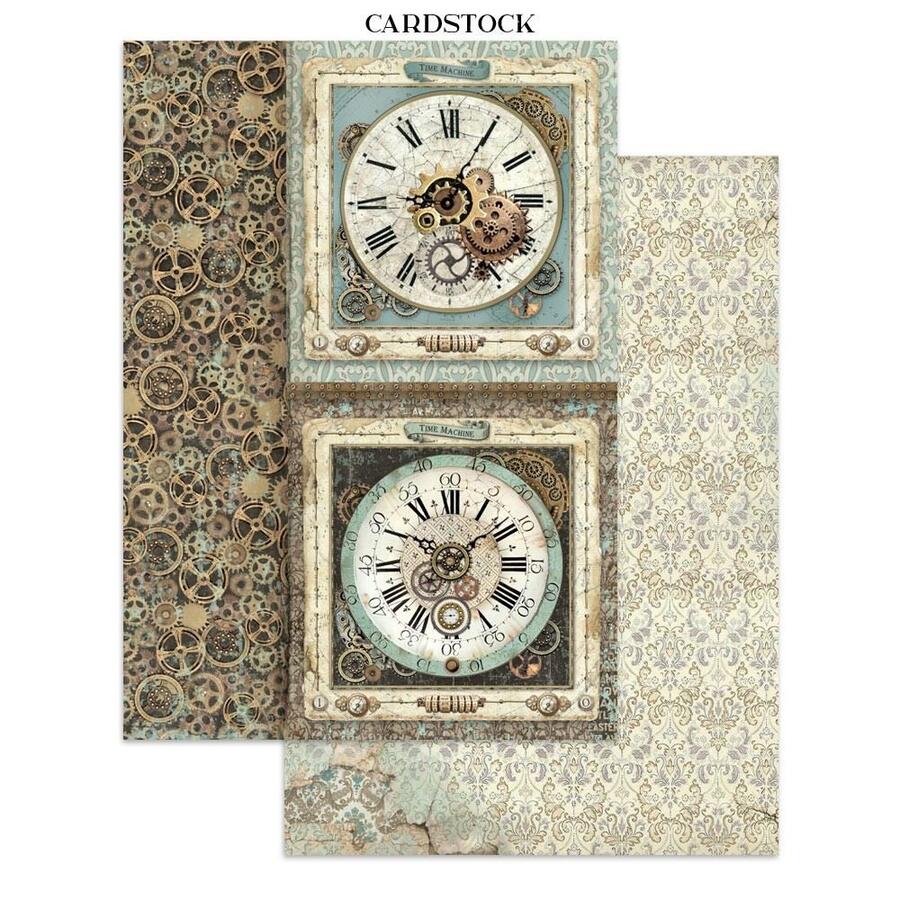 Junk Journal stickers, cut-outs, backgrounds Voyages Fantastiques