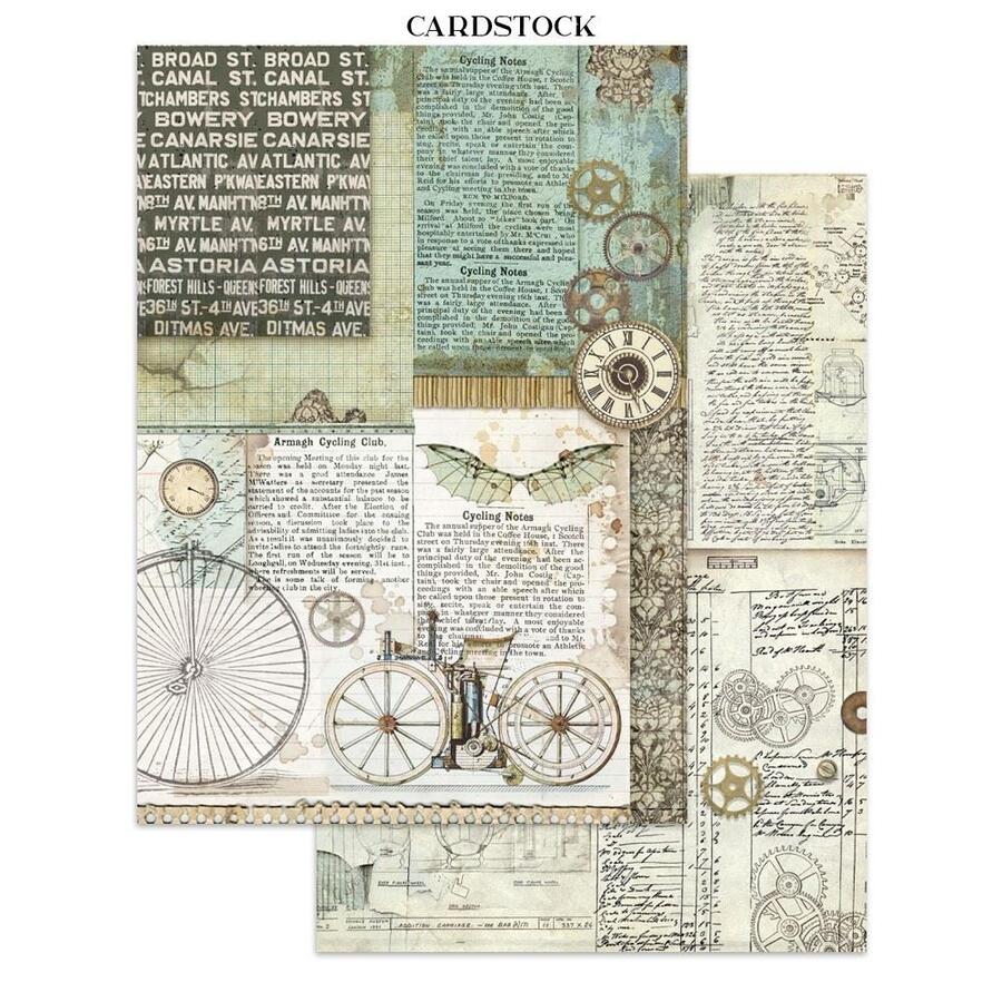 Junk Journal stickers, cut-outs, backgrounds Voyages Fantastiques