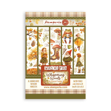 Washi Paad 8 sheets A5 Whispering Woods