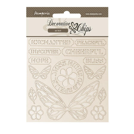 Decorative chips Whisperig Woods farfalla