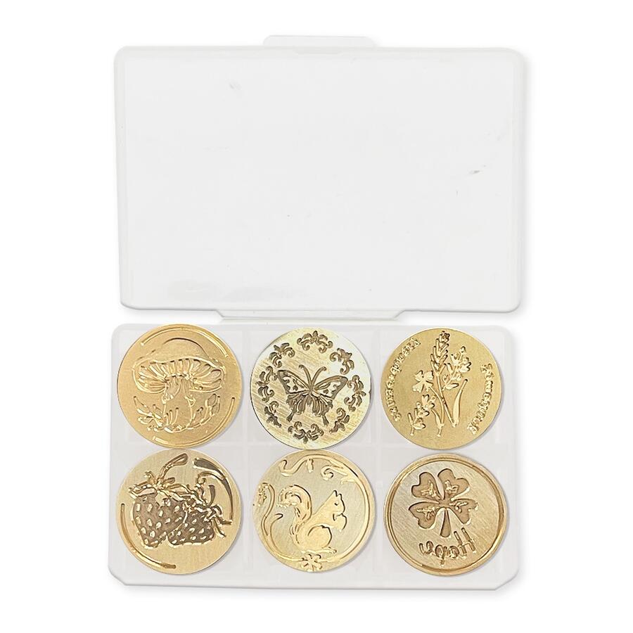 Set di 6 sigilli diam cm 2,5 Hidden Grove