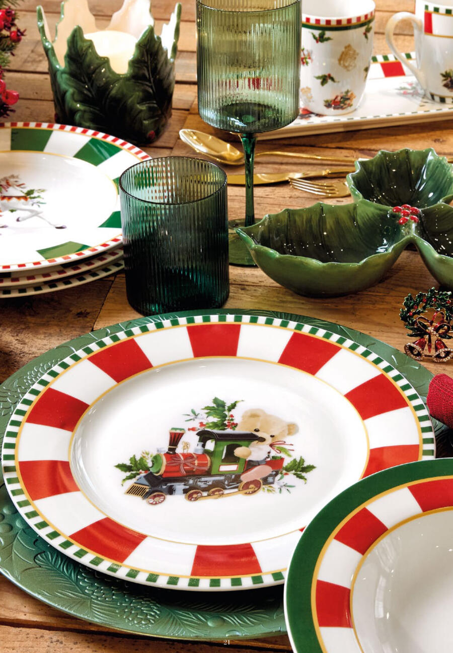 Fade - Natale 2025 - Set tavola piatti 18 pezzi Circus