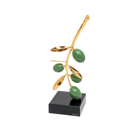 Sequenze - Scultura Ulivo in Polvere di Marmo e Resina – H.31,5 – Made in Italy 