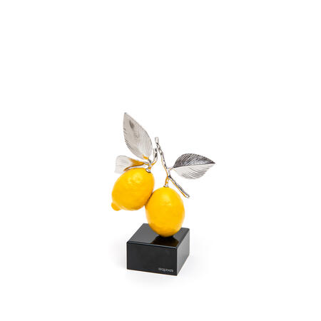 Sequenze - Scultura Limoni in Resina e Polvere di Marmo – H.19 cm – Made in Italy