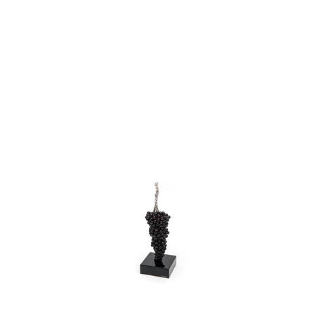 Sequenze - Scultura Uva Nera in Resina e Polvere di Marmo – H.10,5 cm – Made in Italy