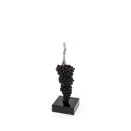 Sequenze - Scultura Uva Nera in Resina e Polvere di Marmo – H.20,5 cm – Made in Italy