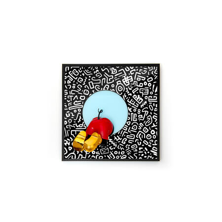 Sequenze - Quadro Pop Art “Top Of The Pops” – 30x30 cm – Esplorazione Creativa e Audacia Visiva