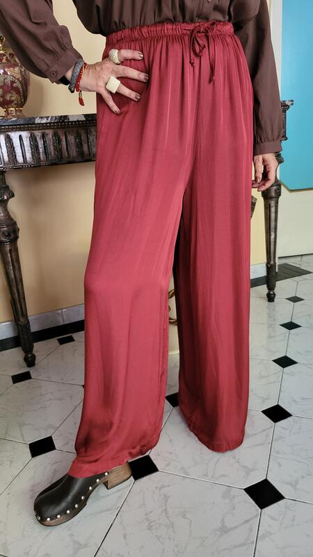 Pantalone Rosso Granata 