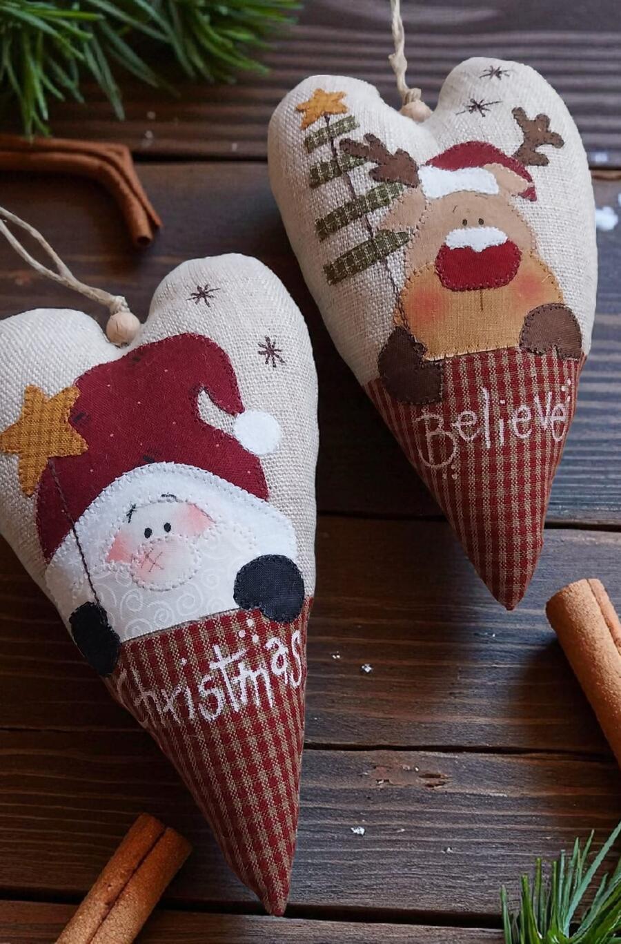 kit Christmas Hearts - 5 modelli