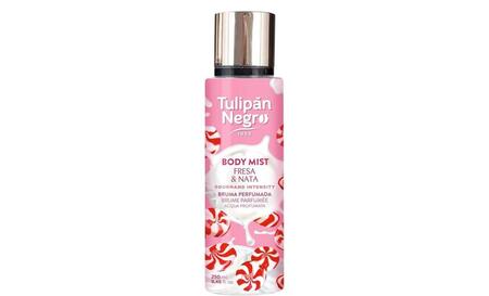 TULIPAN NEGRO FRESA & NATA BODY MIST DA 250 ml
 [Confezione da 6 pezzi]