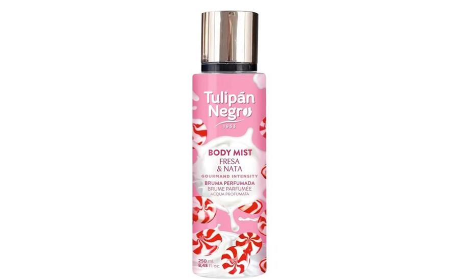 TULIPAN NEGRO FRESA & NATA BODY MIST DA 250 ml
 [Confezione da 6 pezzi]