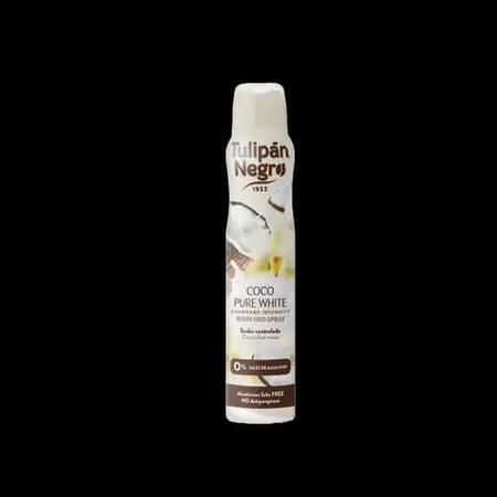 TULIPAN NEGRO COCO PURE WHITE DEO SPRAY DA 200 ml
 [Confezione da 6 pezzi]