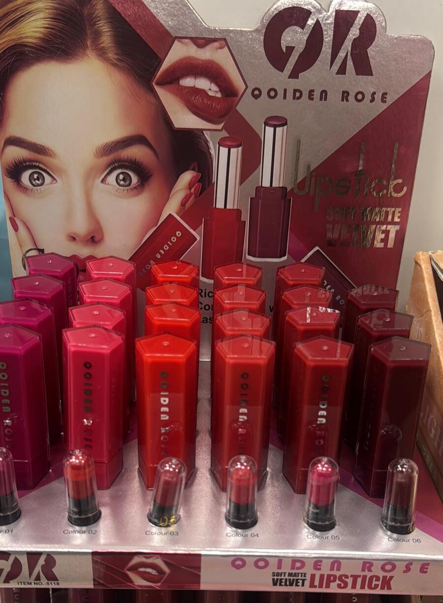 QOIDEN ROSE LIPSTICK SOFT MATTE VELVET
 [Confezione da 24 pezzi]