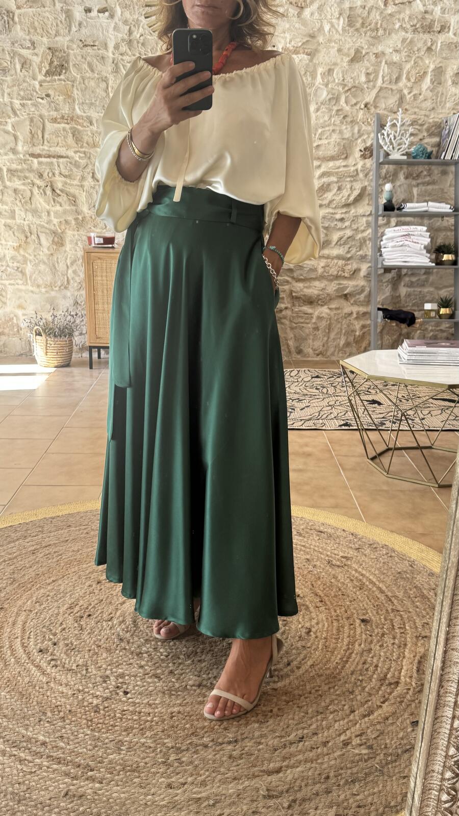 Skirt Sofia green