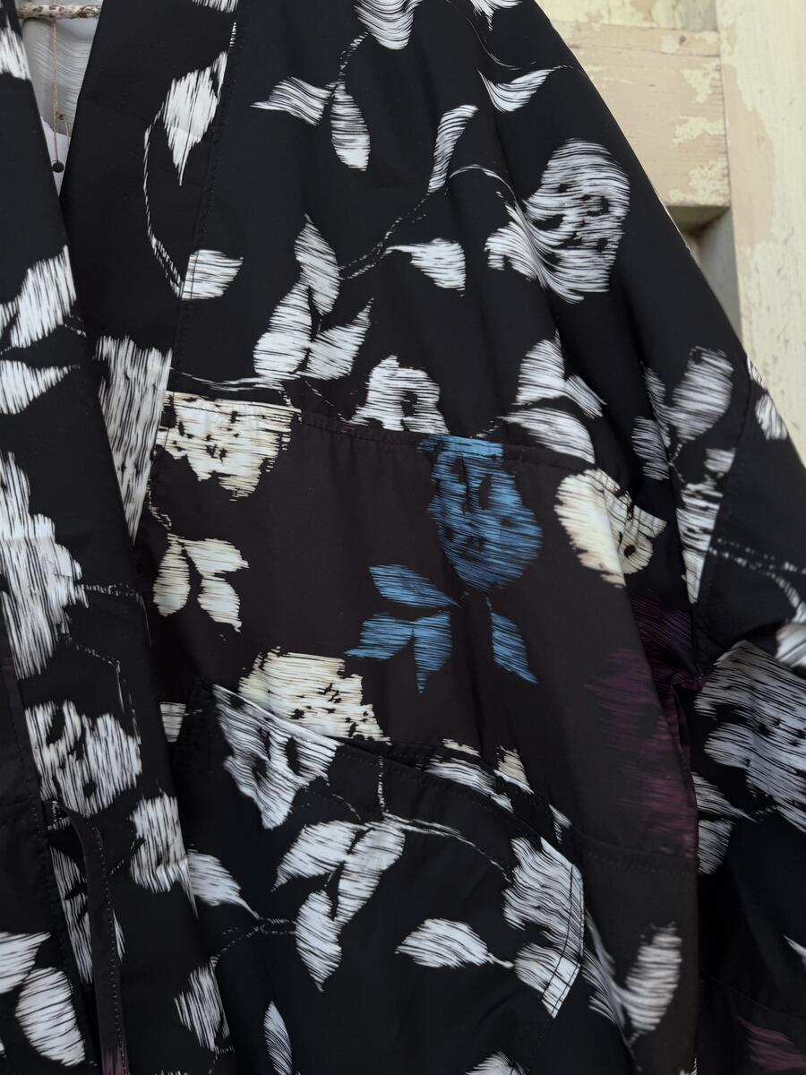 Kimono due tessuti impermeabili 