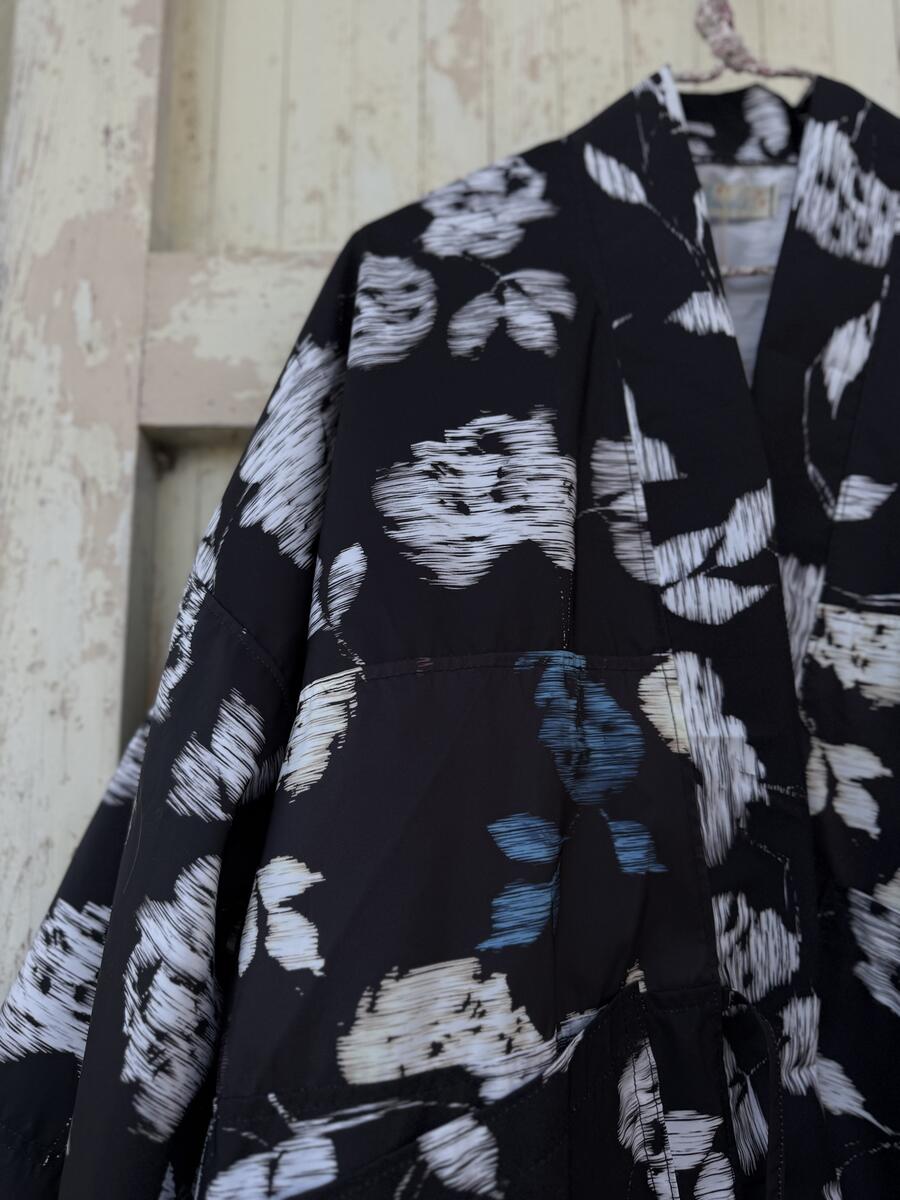 Kimono due tessuti impermeabili 