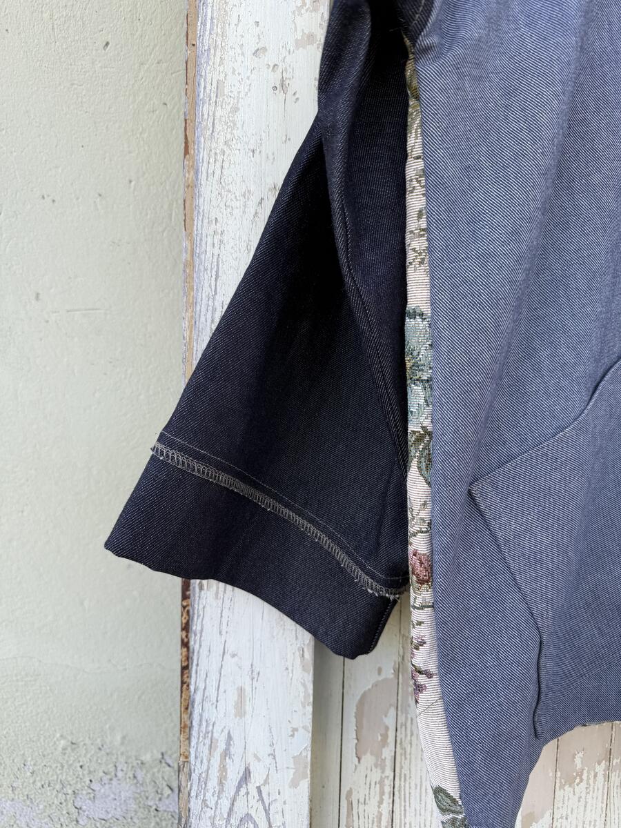 Kimono due jeans e fiori