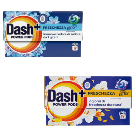 DASH PODS LENOR 19 PEZZI (Confezione da 2 pezzi) 