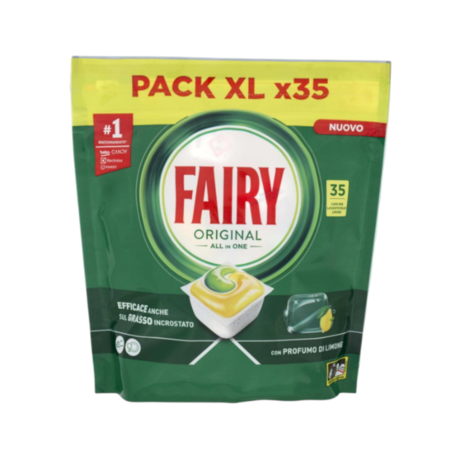 FAIRY CAPS LAVASTOVIGLIE 35 PEZZI 
