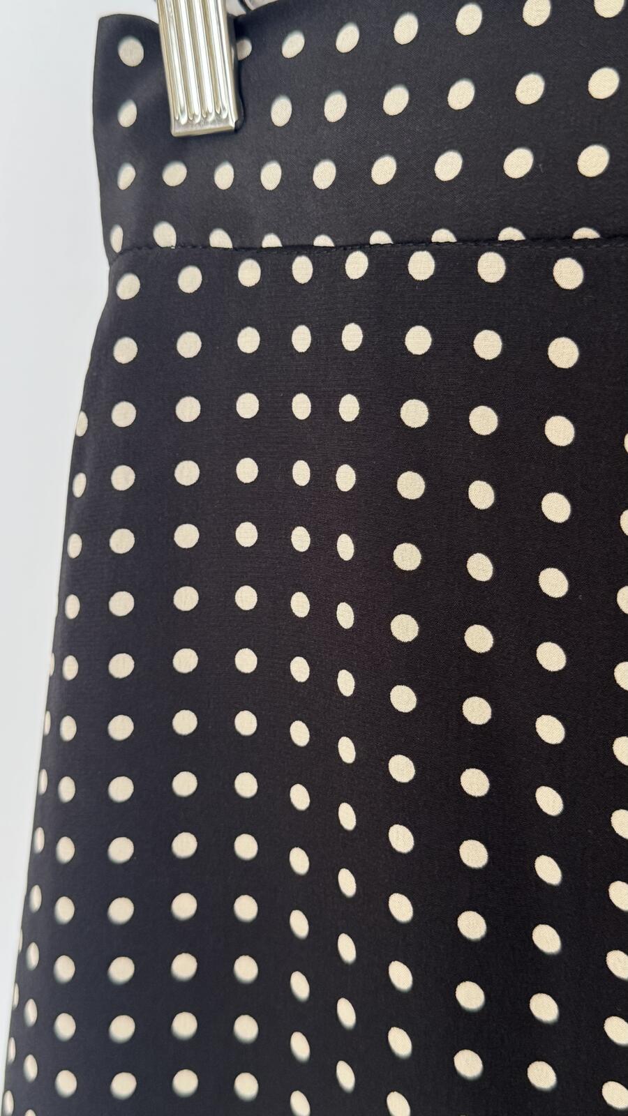 Gonna portafoglio White Pois 