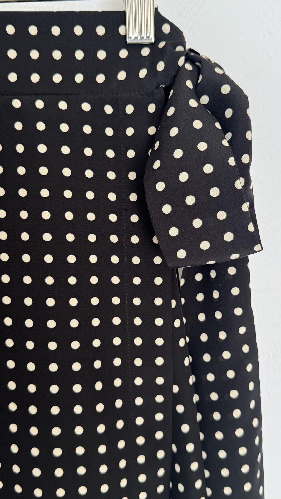 Gonna portafoglio White Pois 