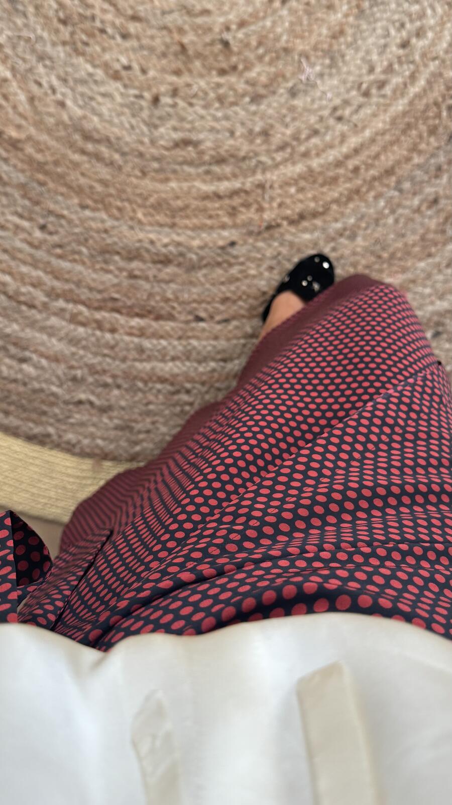 Gonna portafoglio Red Pois 