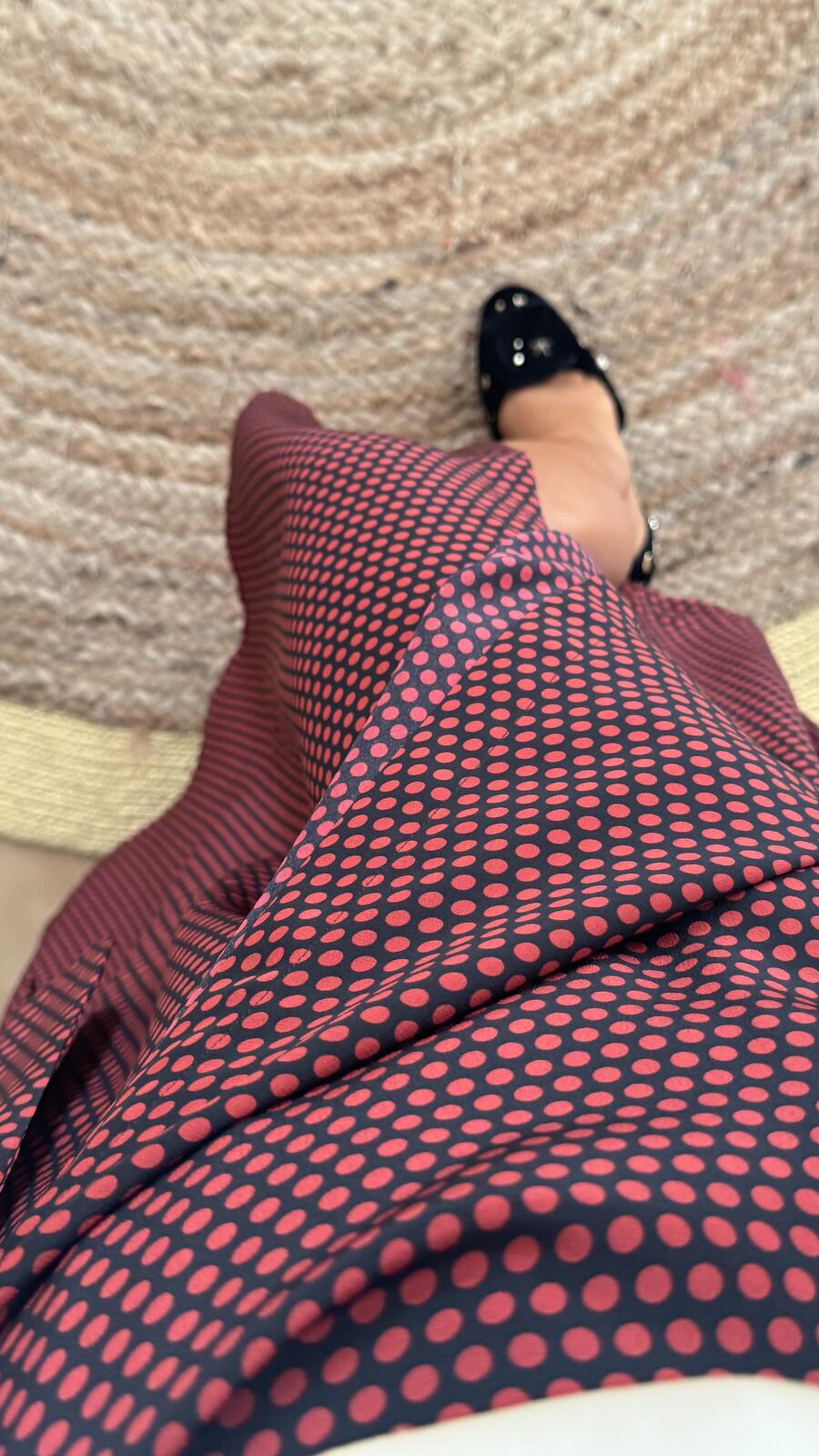 Gonna portafoglio Red Pois 