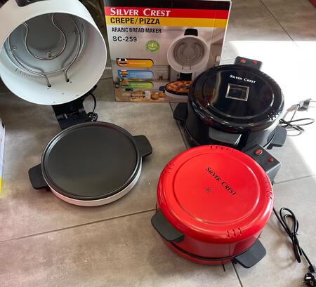 FORNETTO PIZZA/CREPES ELETTRICO 2000 W CON SUPERFICIE ANTIADERENTE