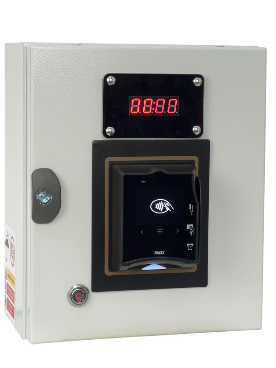 Dispositivo Contactless con POS Nayax – Controllo carichi elettrici fino a 3500W